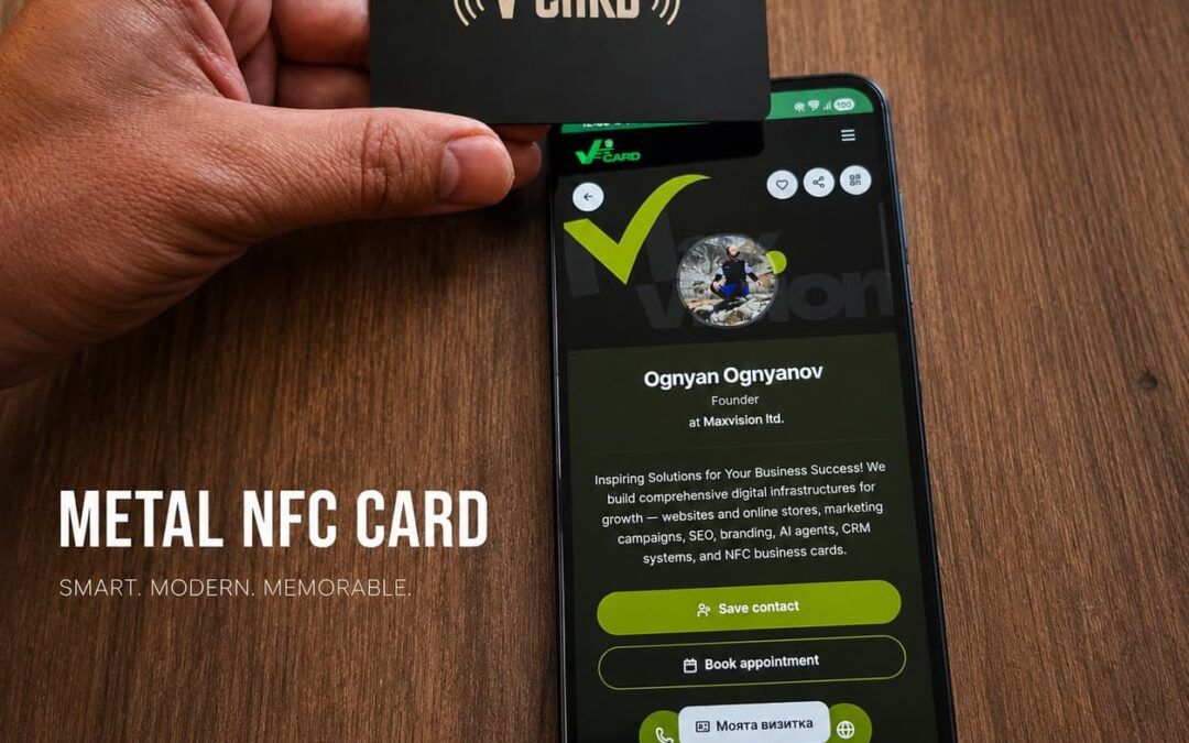 NFC визитка и дигитален профил: Новият начин за споделяне на бизнес контакти